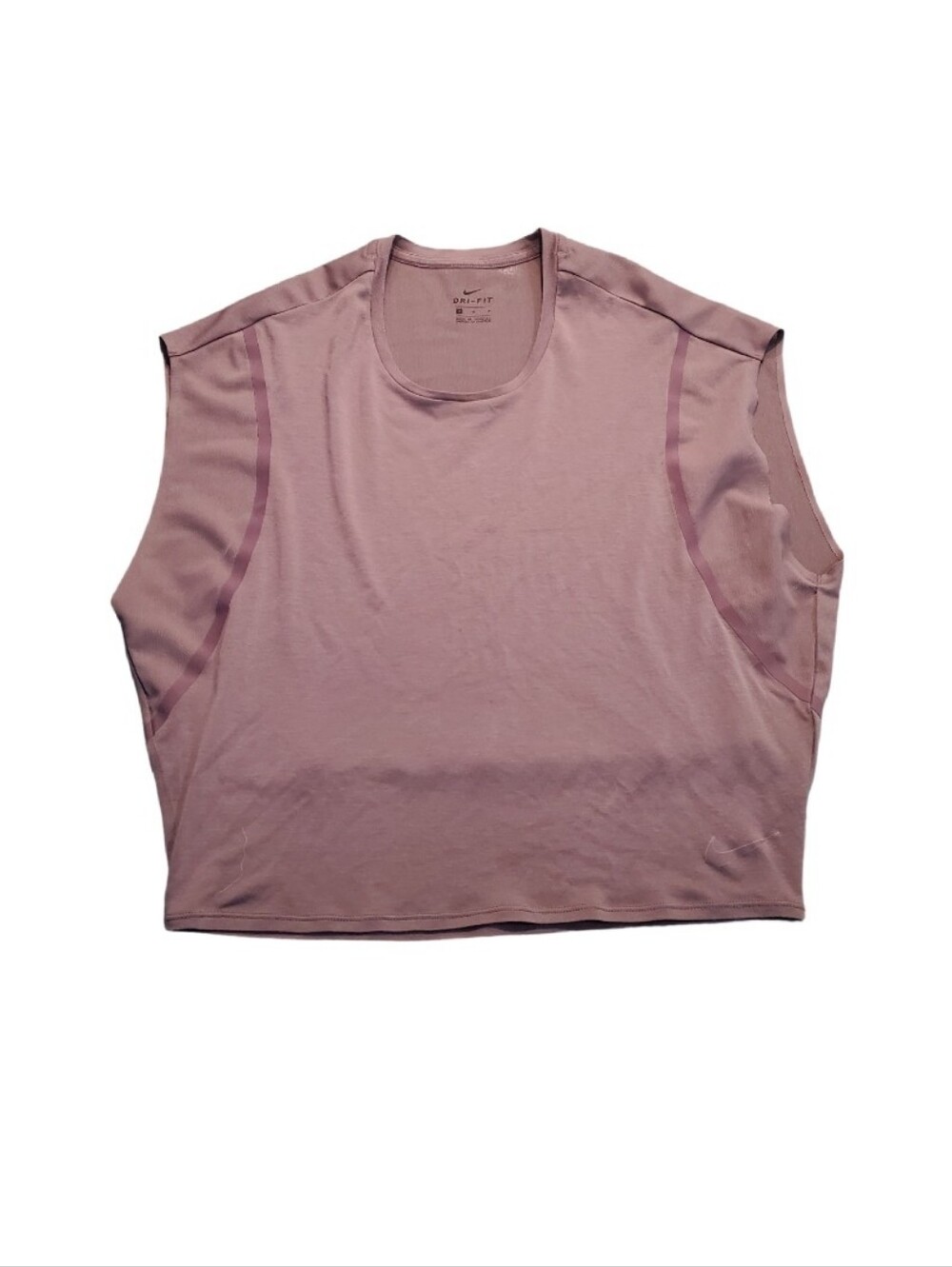 Nike Drifit Women's Dusty Rose Chill Boxy T-shirt Medium